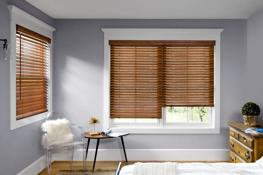 Rèm sáo gỗ được làm từ các thanh gỗ tự nhiên hoặc gỗ tổng hợp